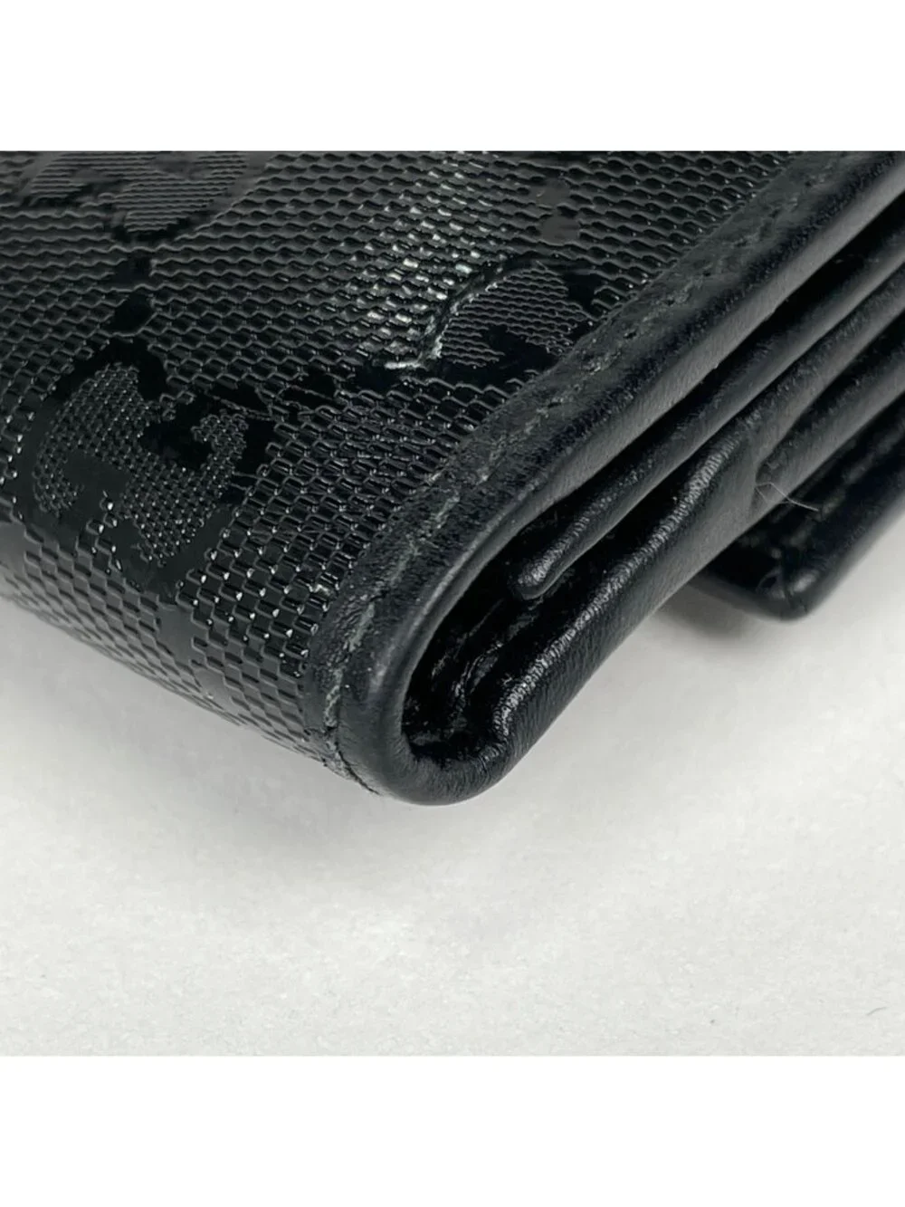 Gucci GG Supreme Bifold Wallet Pattern Black - Picture 3 of 7
